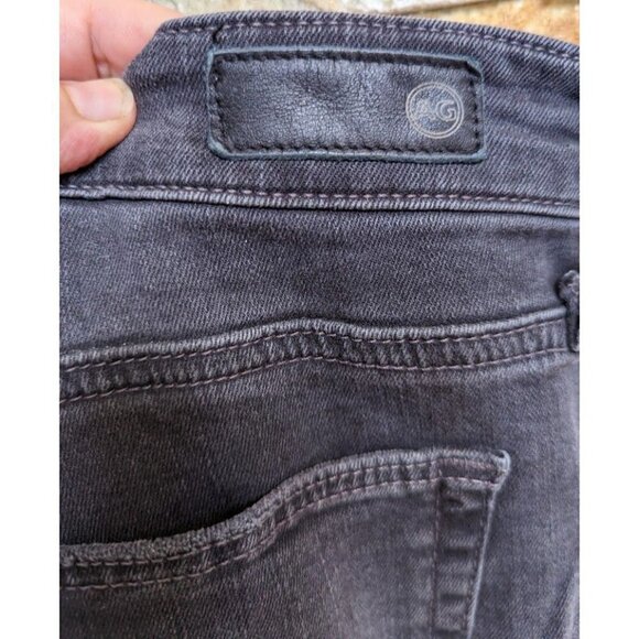 AG Adriano Goldschmied High Rise Black The Farrah Skinny Ankle Women's 30R - Picture 9 of 9